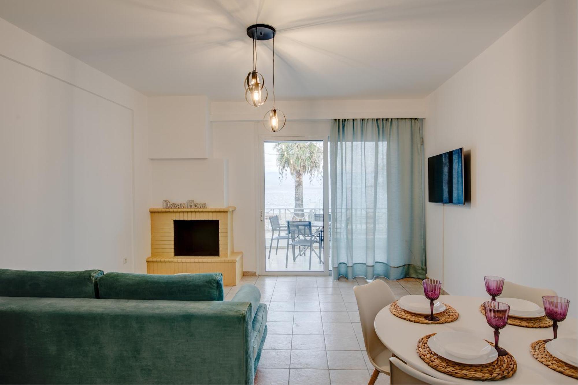 Sugar Blue - Apartments On The Beach Agios Vasilios  Экстерьер фото